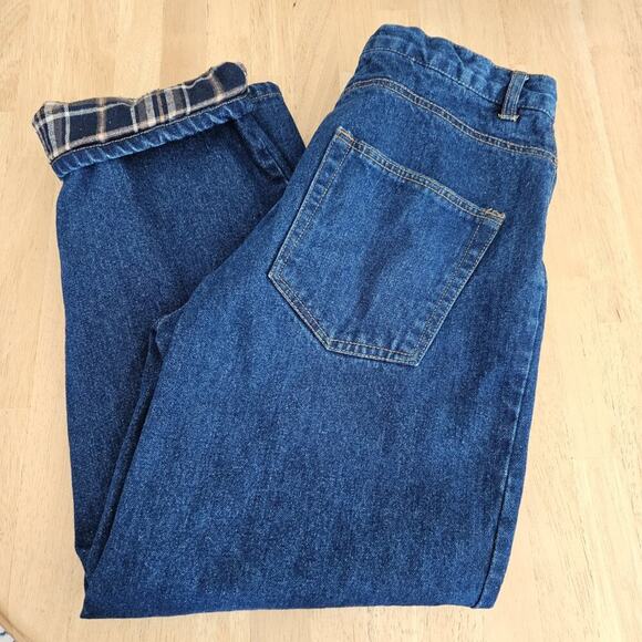 Scandia Woods Flannel Lined Jeans Men's Size 32 S Dark Wash - Picture 6 of 6